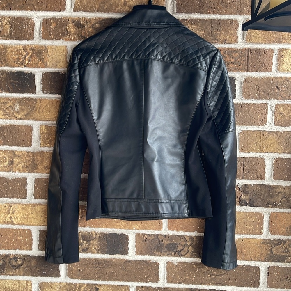 EXPRESS Black Moto Jacket - Picture 3 of 7